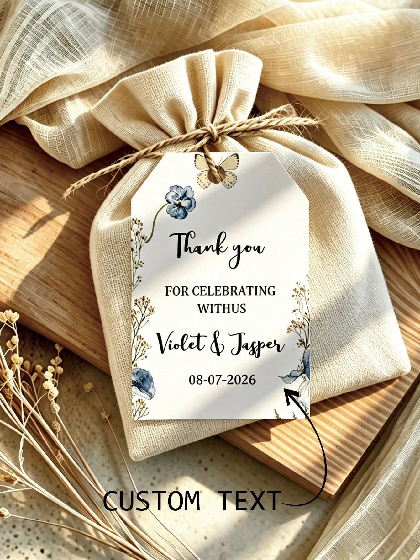 Wedding Supply List - Customized Gift Tags Personalized Wedding Labels