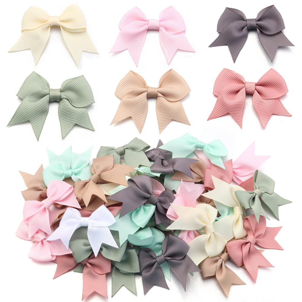 Wedding Decoration Supply - 20Pcs 4x6cm Satin Ribbon Bowknot Decoration