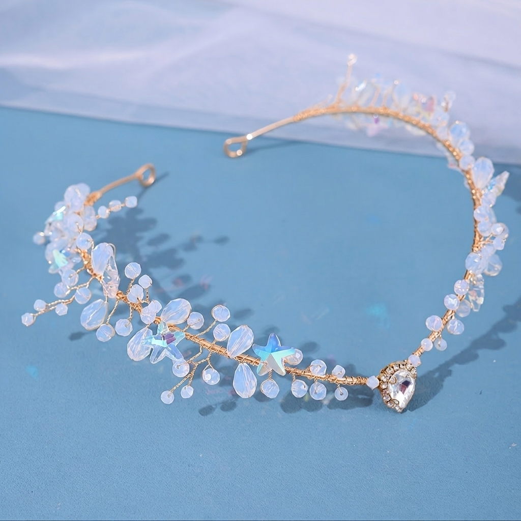 Bridal Hairband Triangular Cry - Wedding Party Supply incelemesi ve fiyatı
