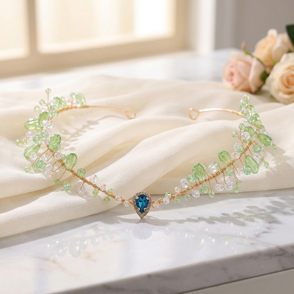 Bridal Hairband Triangular Cry - Wedding Party Supply incelemesi ve fiyatı