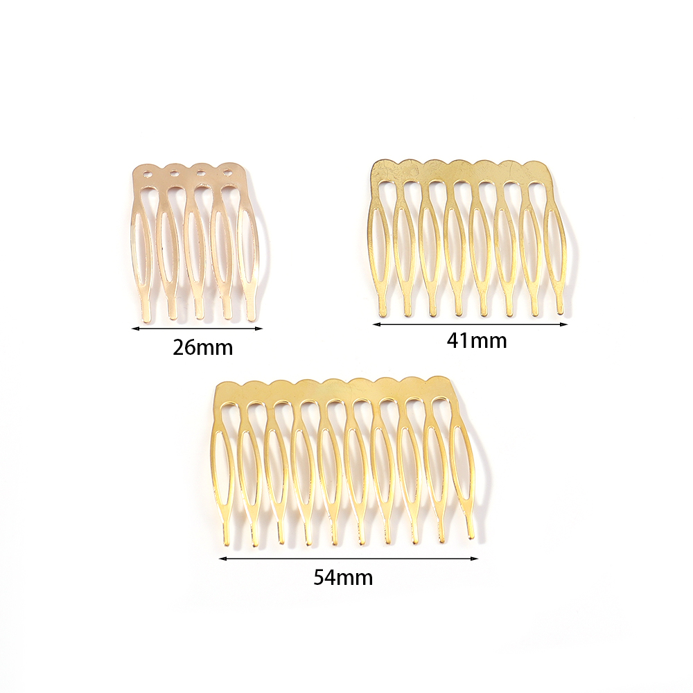 10pcs 5 8 10 Teeth Metal Hair  - Wedding Decoration Supply incelemesi ve fiyatı