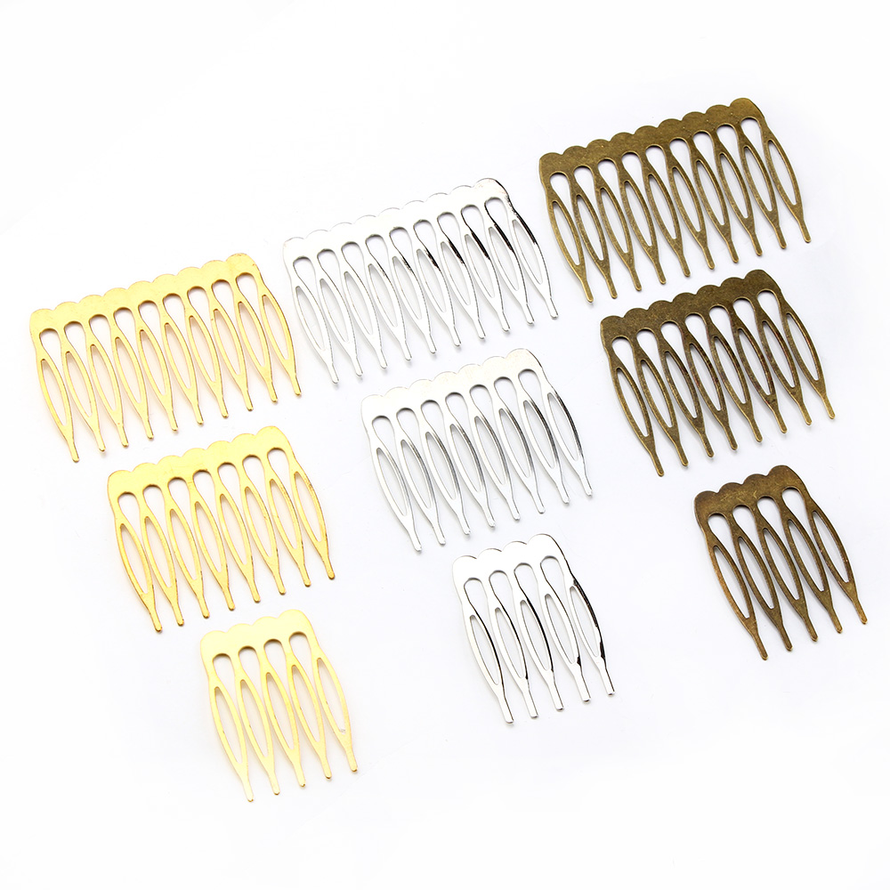 10pcs 5 8 10 Teeth Metal Hair  - Wedding Decoration Supply incelemesi ve fiyatı