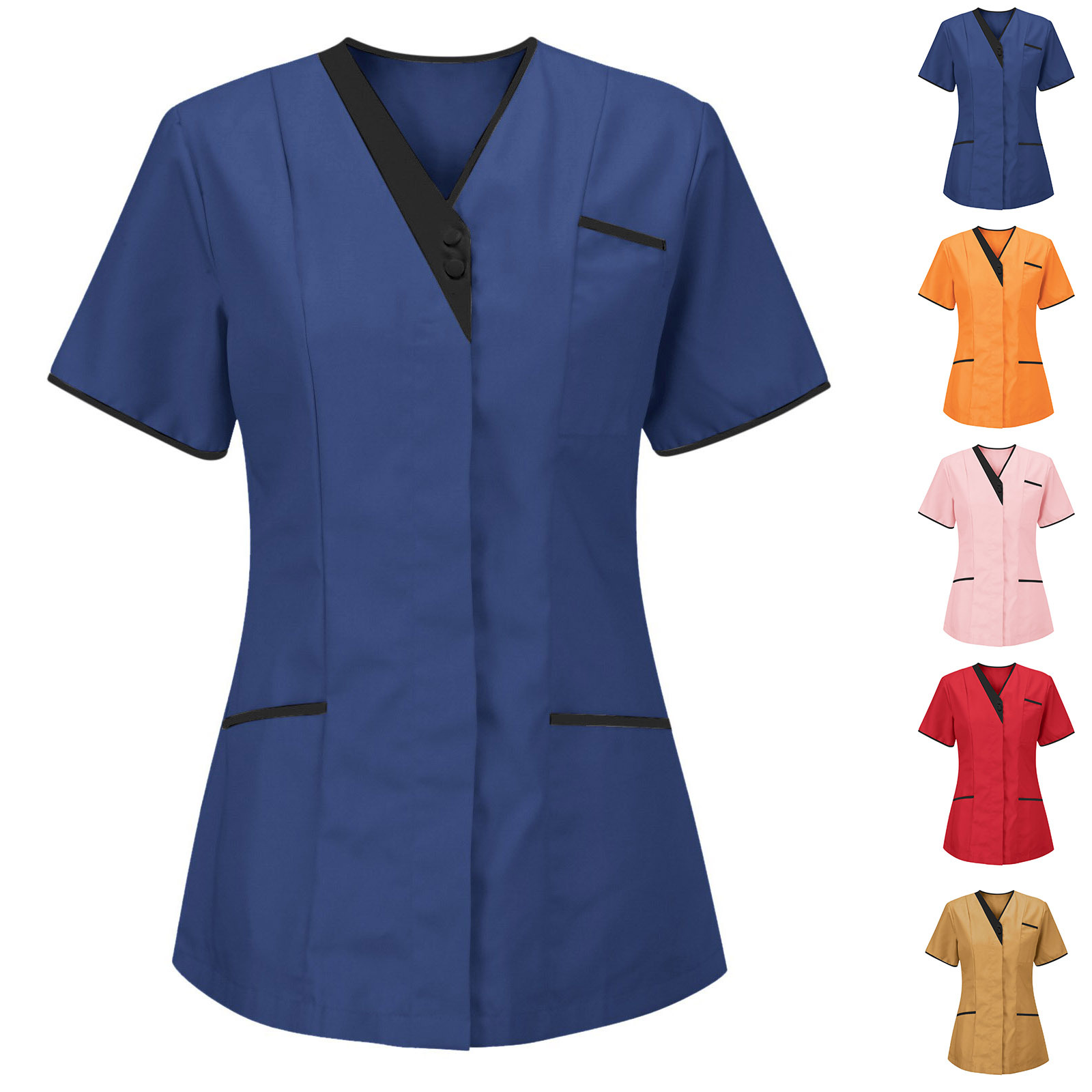 2026 V Neck Short Sleeve Scrub - Wedding Job incelemesi ve fiyatı