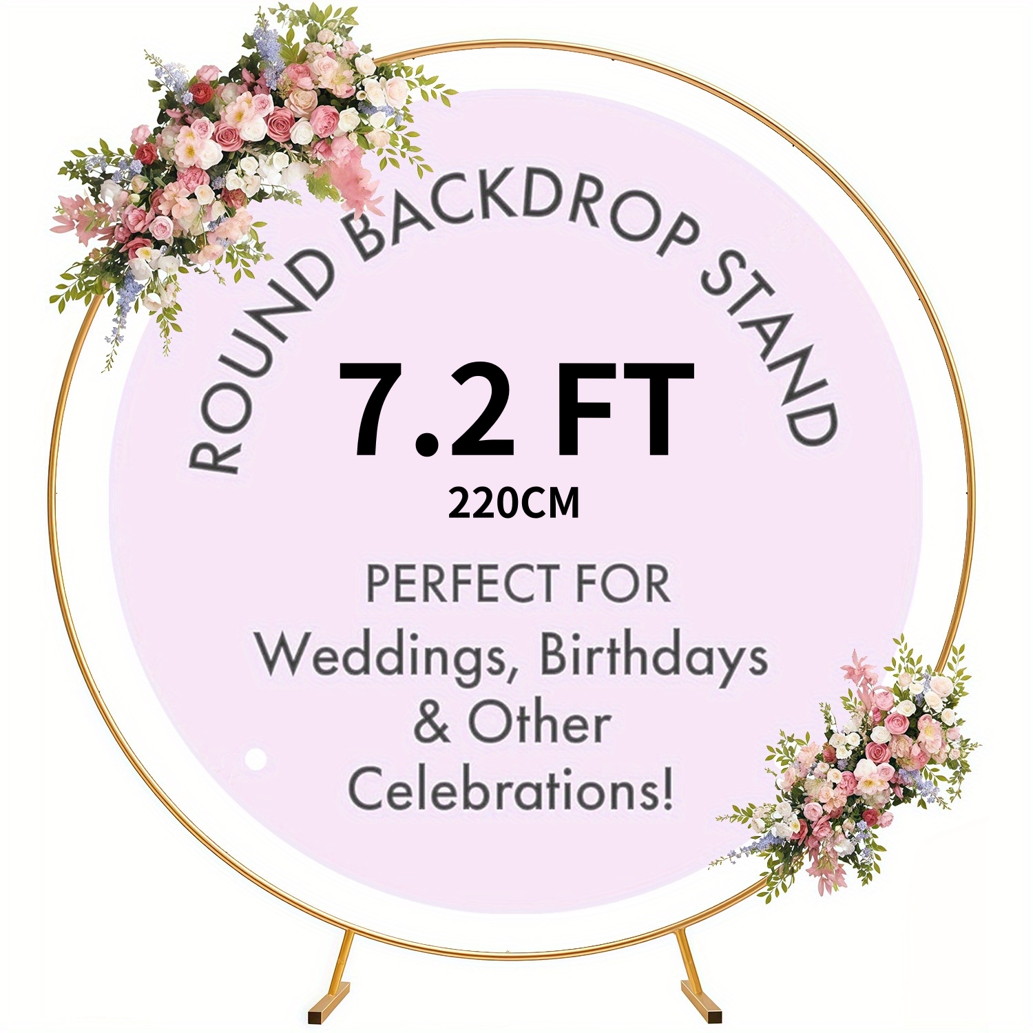 5.9-6.6-7FT Metal Circular Bal - Wedding Support incelemesi ve fiyatı