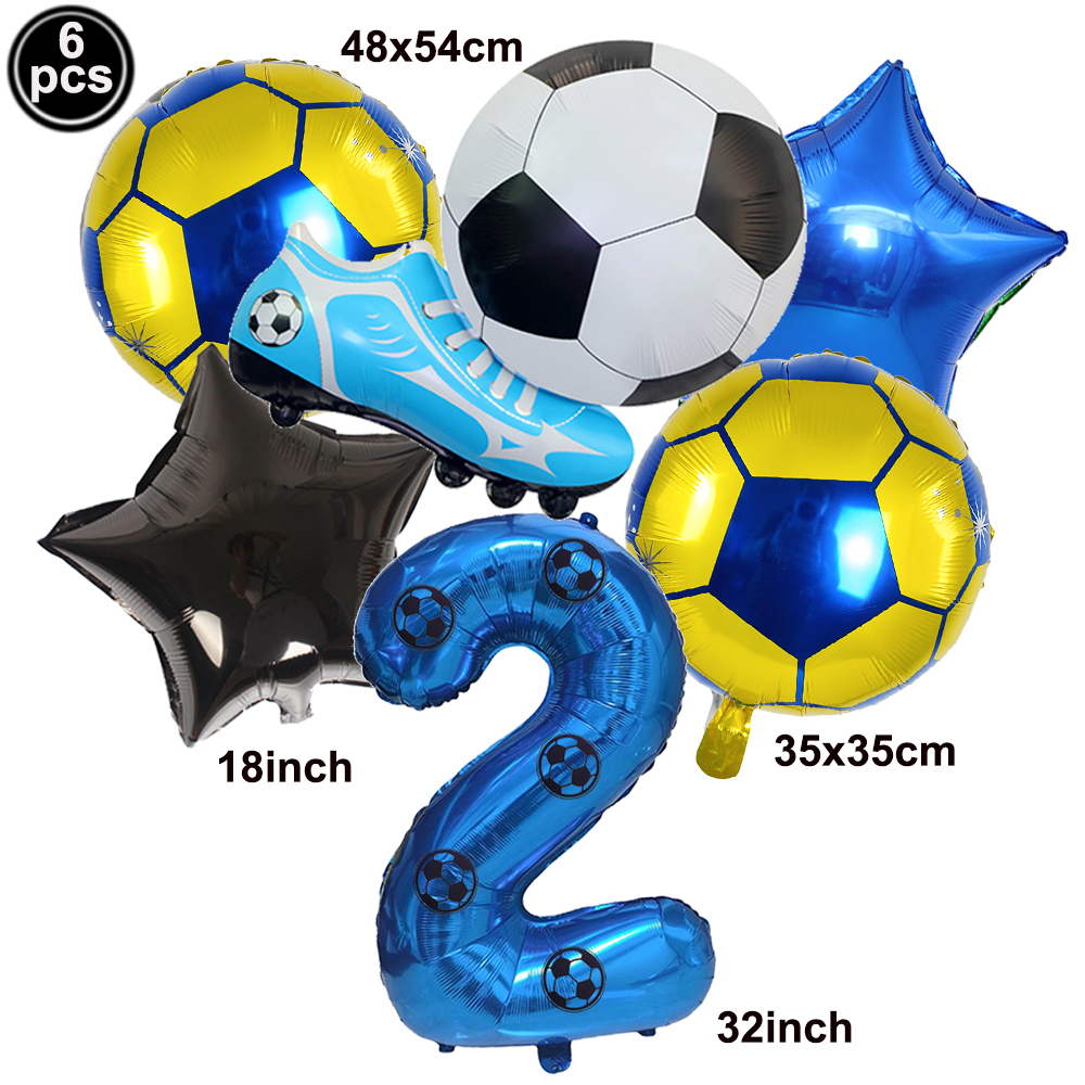 6pcs Soccer Balloon Kit with S - Wedding Supply Kit incelemesi ve fiyatı