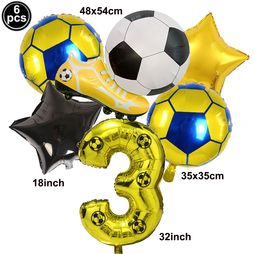 6pcs Soccer Balloon Kit with S - Wedding Supply Kit incelemesi ve fiyatı