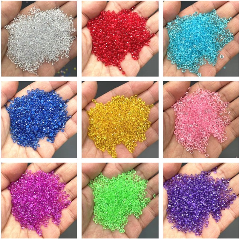 3000pcs Mini Crystal Faux Diam - Wedding Decoration Supply incelemesi ve fiyatı