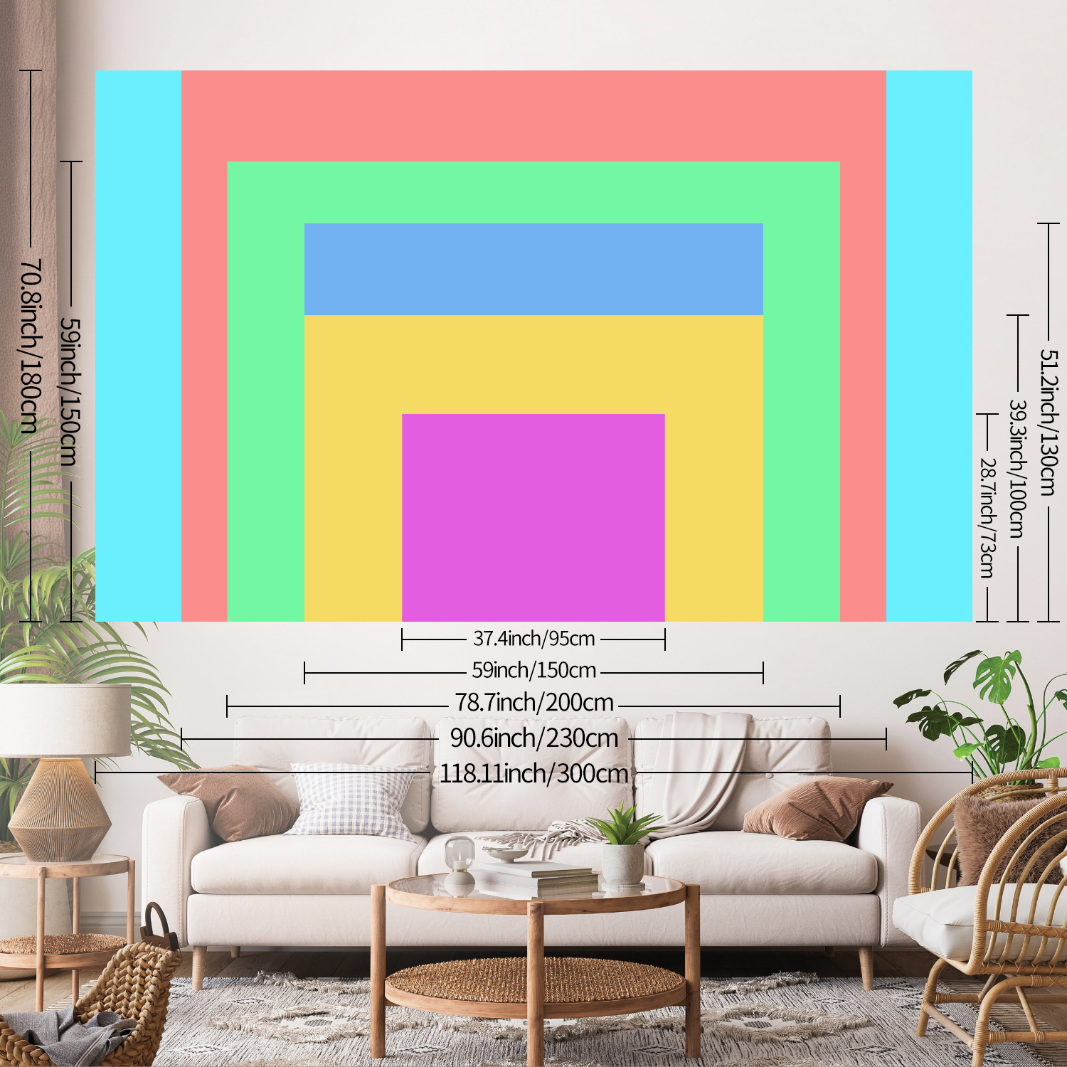 1pc Customized tapestries, cus - Wedding Party Supply incelemesi ve fiyatı