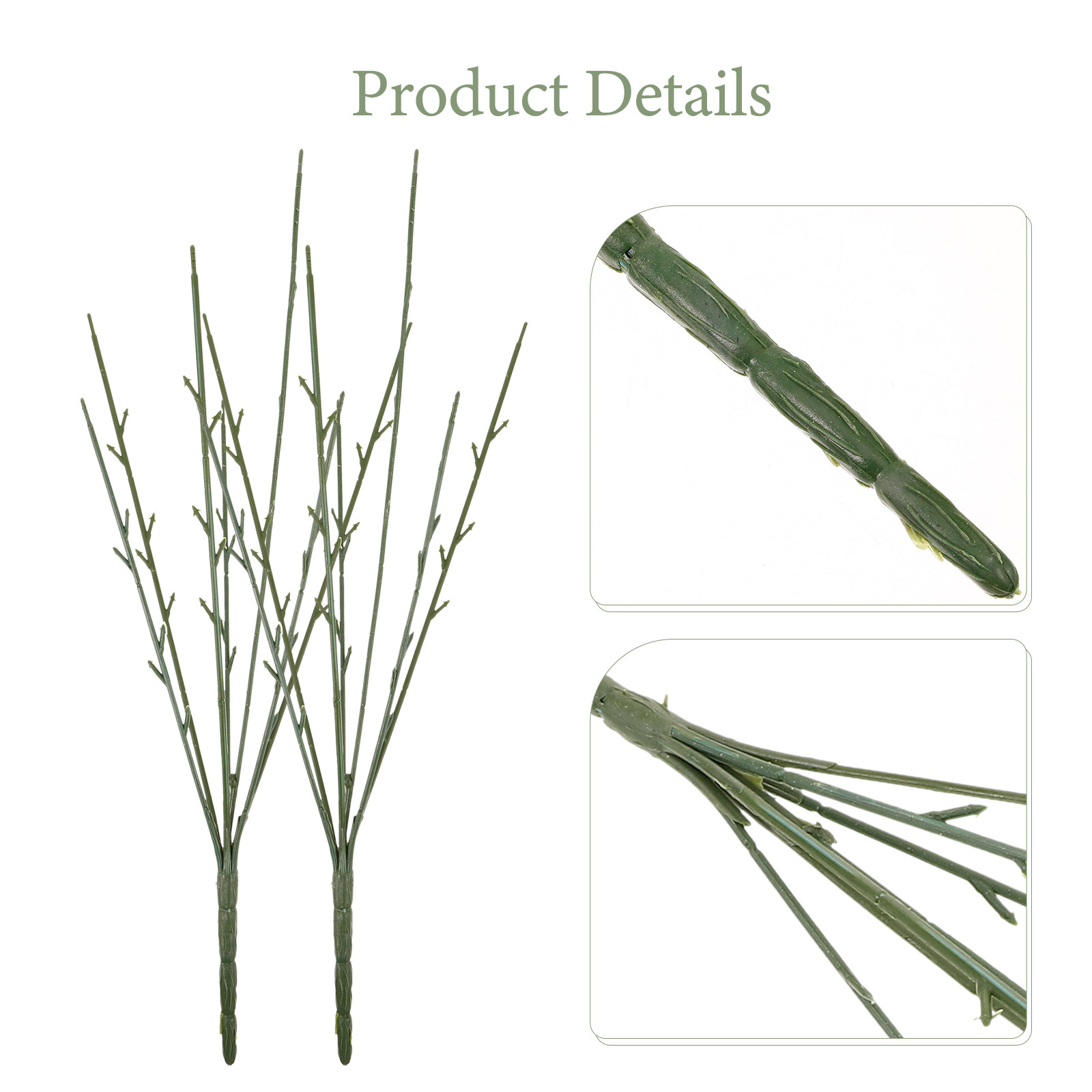 10Pcs Plastic Flower Stems for - Wedding Support incelemesi ve fiyatı