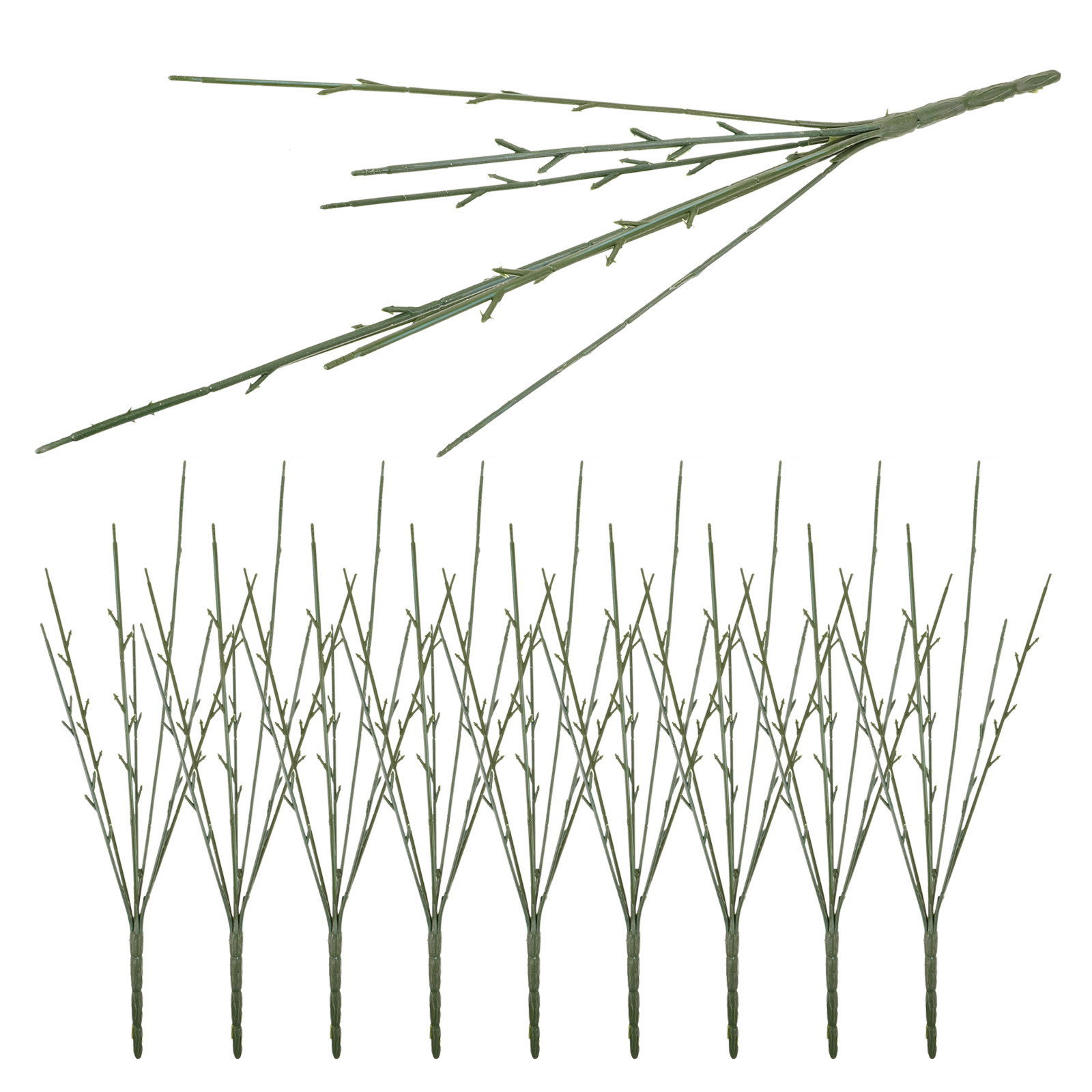 10Pcs Plastic Flower Stems for - Wedding Support incelemesi ve fiyatı