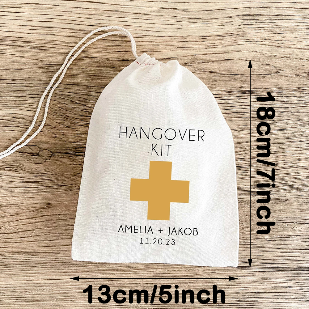 Custom 5Pcs Hangover Kit Cotto - Wedding Supply Kit incelemesi ve fiyatı