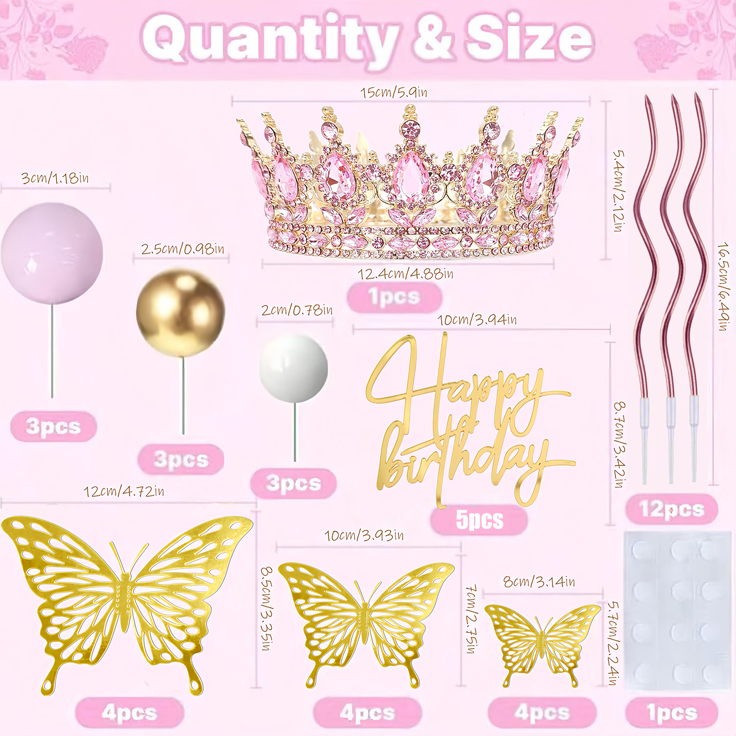 1set Gold Pink Silvery Crown C - Unity Candle Set incelemesi ve fiyatı