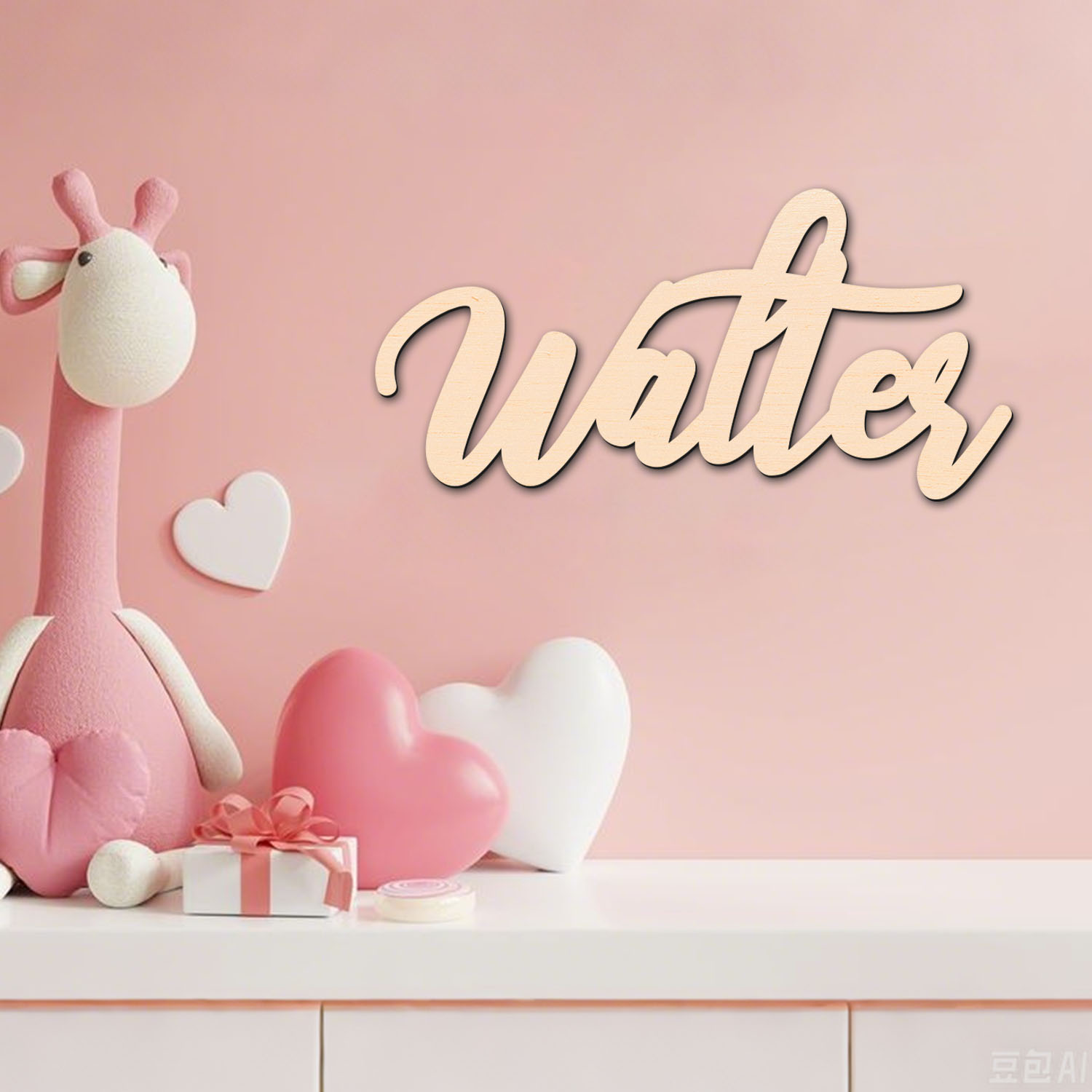 1pc Personalized Wooden Name S - Wedding Party Supply incelemesi ve fiyatı