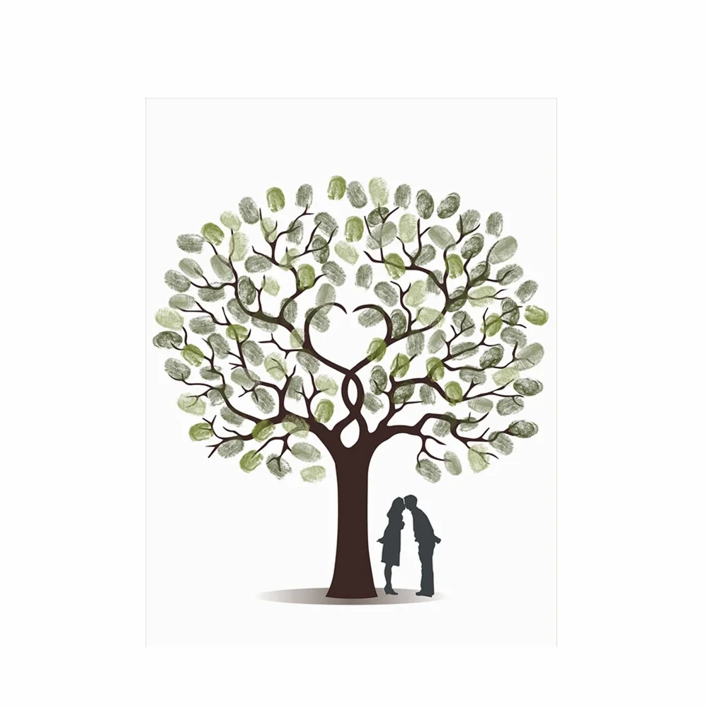 Wedding Fingerprint Tree Canva - Wedding Supply List incelemesi ve fiyatı