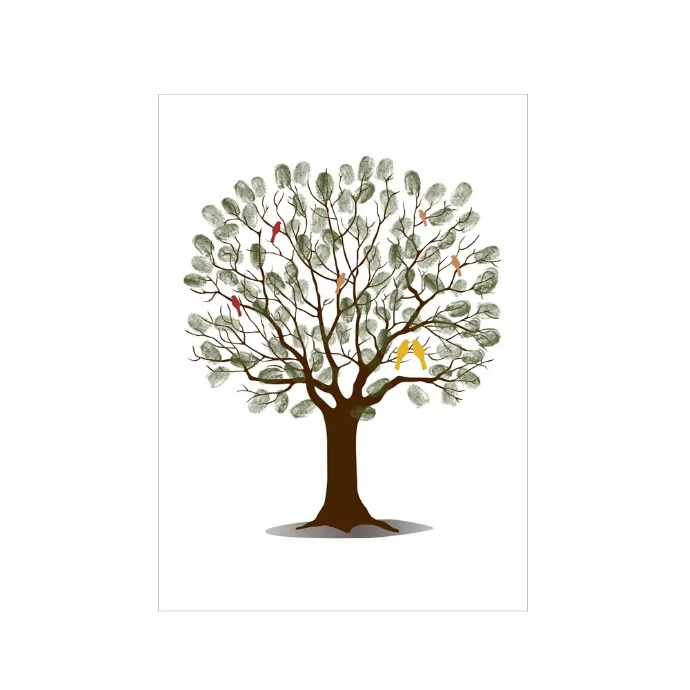 Wedding Fingerprint Tree Canva - Wedding Supply List incelemesi ve fiyatı