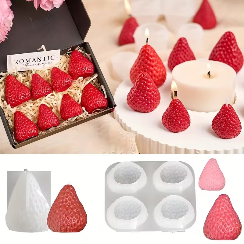 Strawberry Silicone Candle Mol - Unity Candle Set incelemesi ve fiyatı