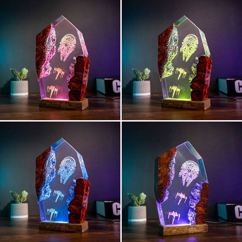 Table Resin Lamp Universe War  - Wedding Party Supply incelemesi ve fiyatı