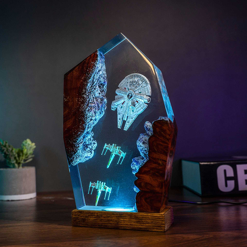Table Resin Lamp Universe War  - Wedding Party Supply incelemesi ve fiyatı