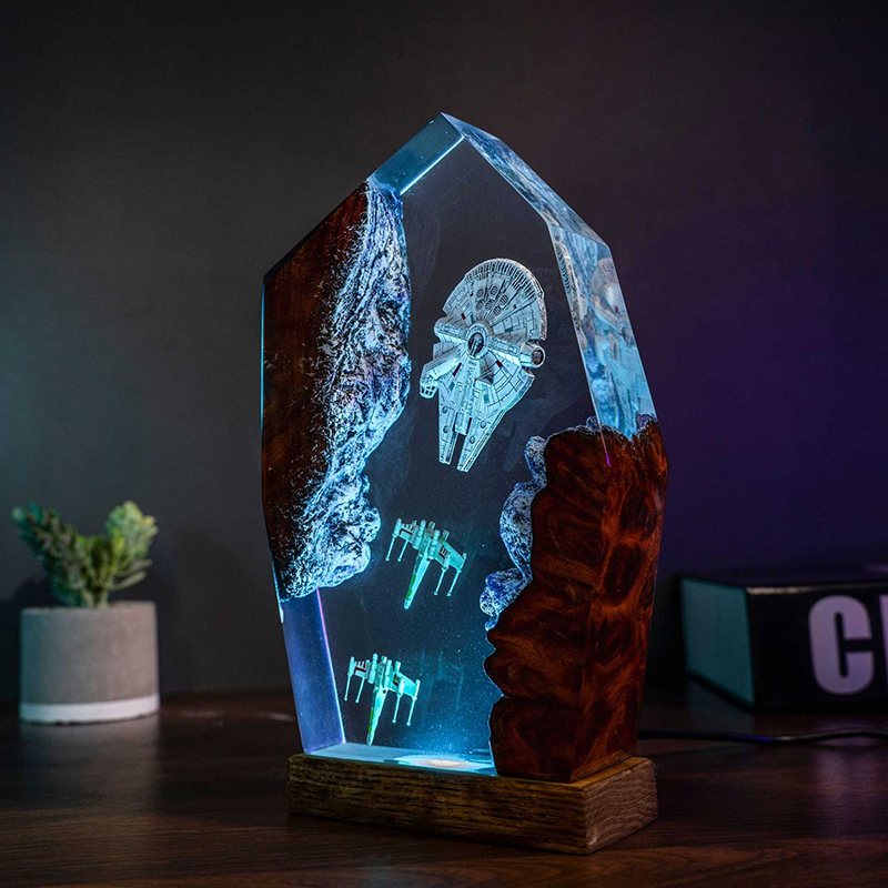 Table Resin Lamp Universe War  - Wedding Party Supply incelemesi ve fiyatı