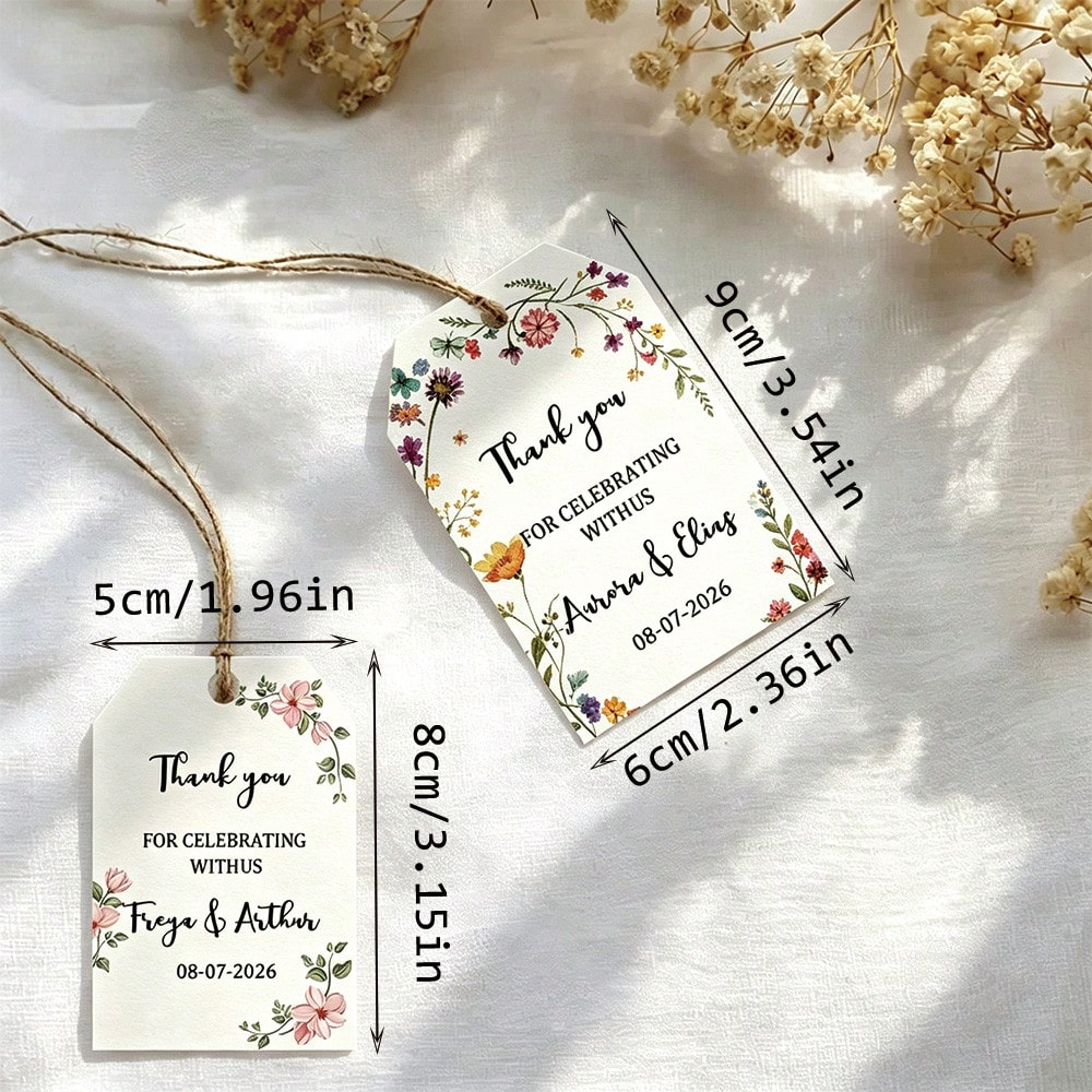 Customized Gift Tags Personali - Wedding Supply List incelemesi ve fiyatı