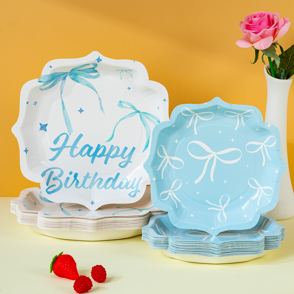 Bow Birthday Theme Party Dispo - Wedding Party Supply incelemesi ve fiyatı