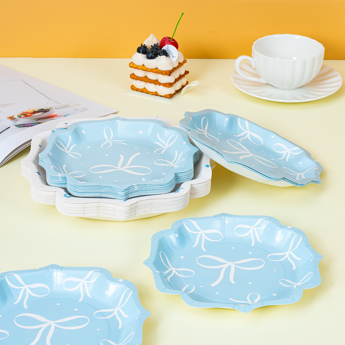 Bow Birthday Theme Party Dispo - Wedding Party Supply incelemesi ve fiyatı