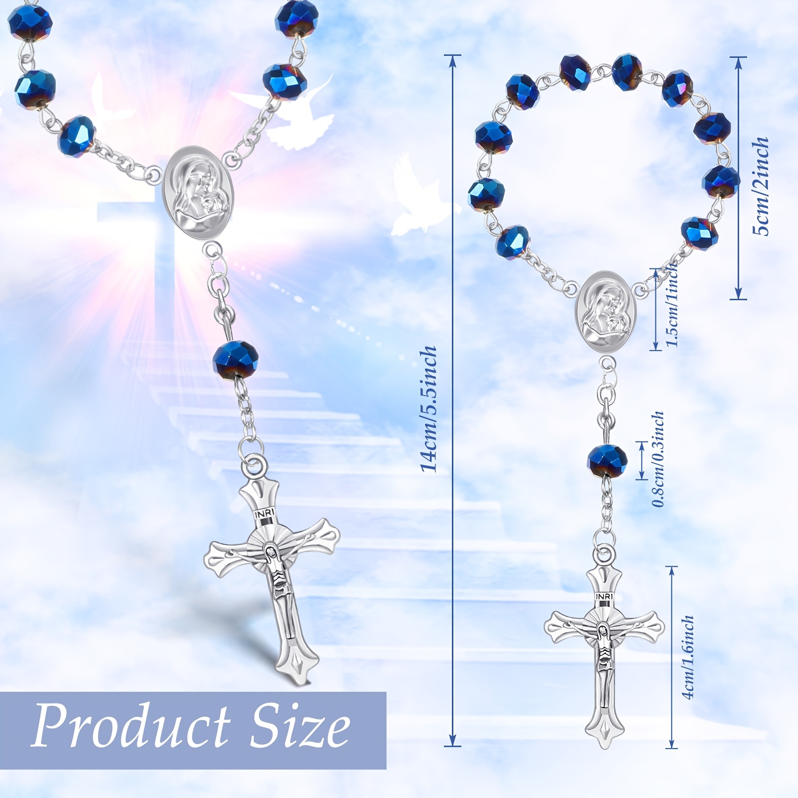 50 Sets Baptism Favors Rosary  - Wedding Party Supply incelemesi ve fiyatı