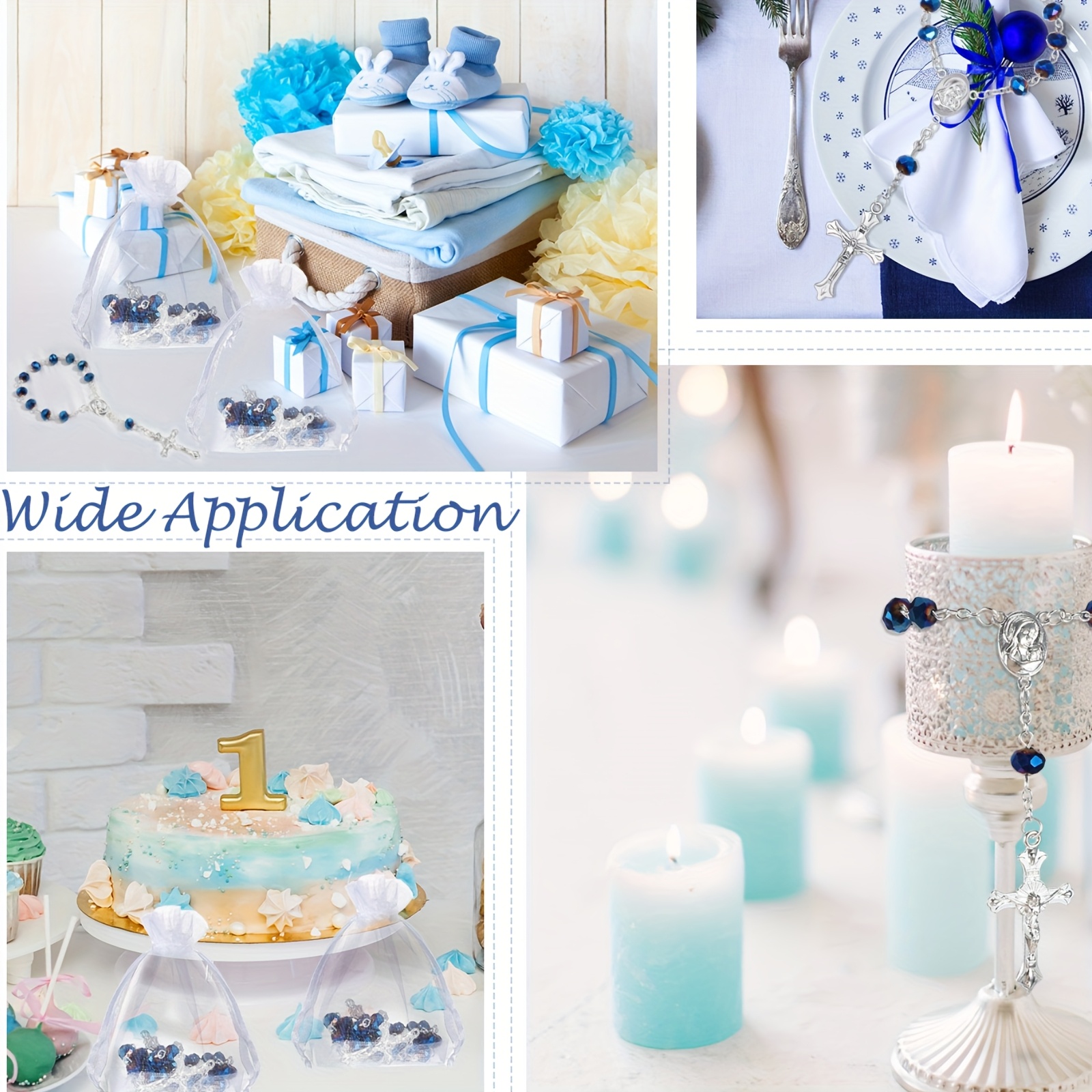 50 Sets Baptism Favors Rosary  - Wedding Party Supply incelemesi ve fiyatı
