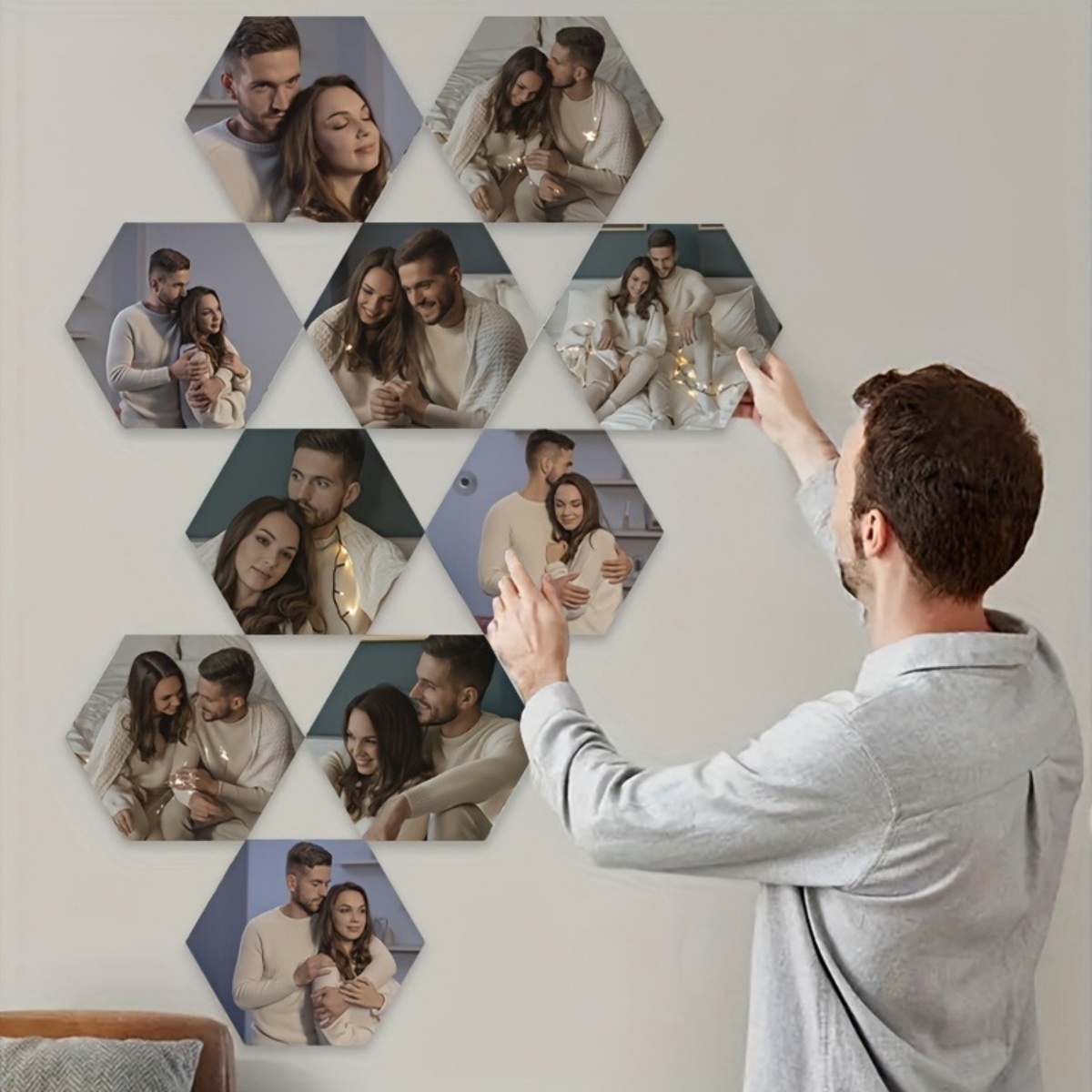Custom Wall Decor — Modern Hex - Wedding Party Supply incelemesi ve fiyatı