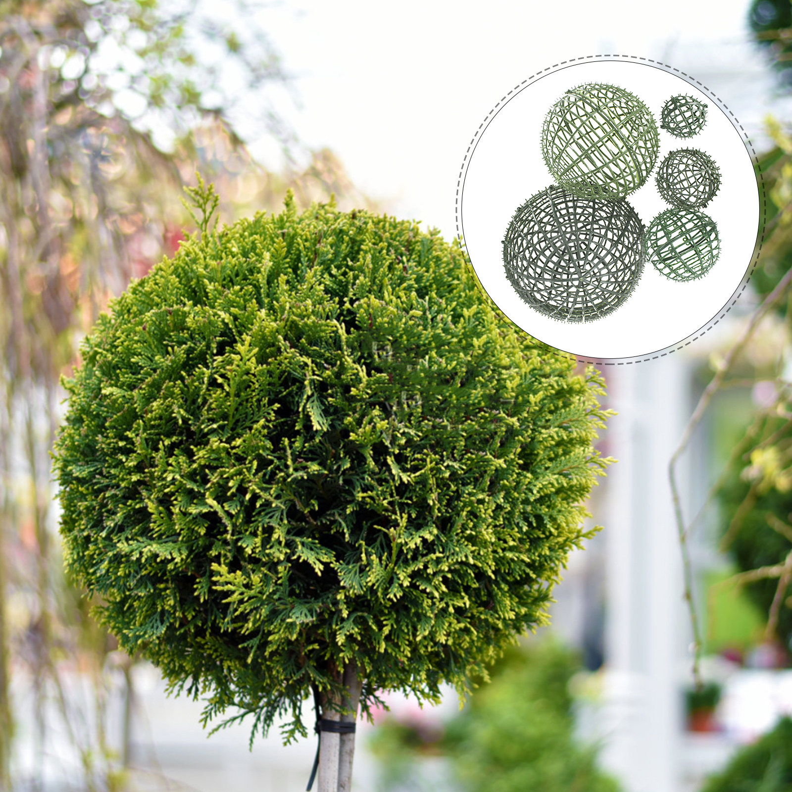 5Pcs Floral Plant Topiary Ball - Wedding Support incelemesi ve fiyatı