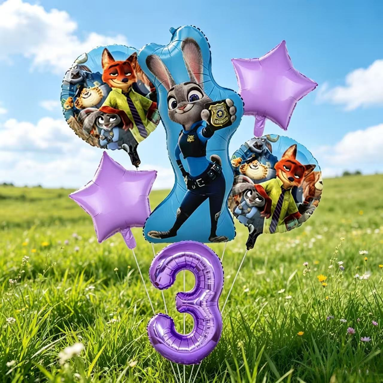 Zootopia Animal Cartoon Balloo - Wedding Supply Kit incelemesi ve fiyatı