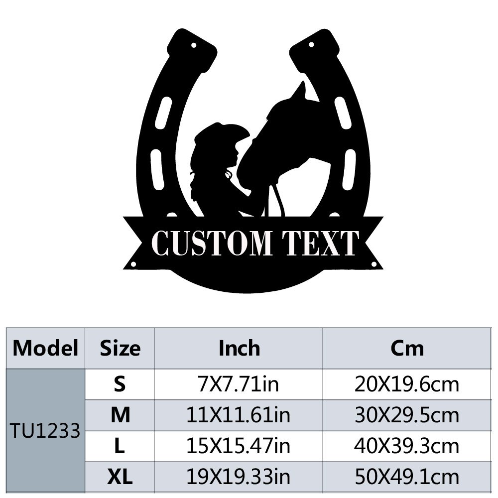 1pc Fashion Customized Horsesh - Wedding Party Supply incelemesi ve fiyatı
