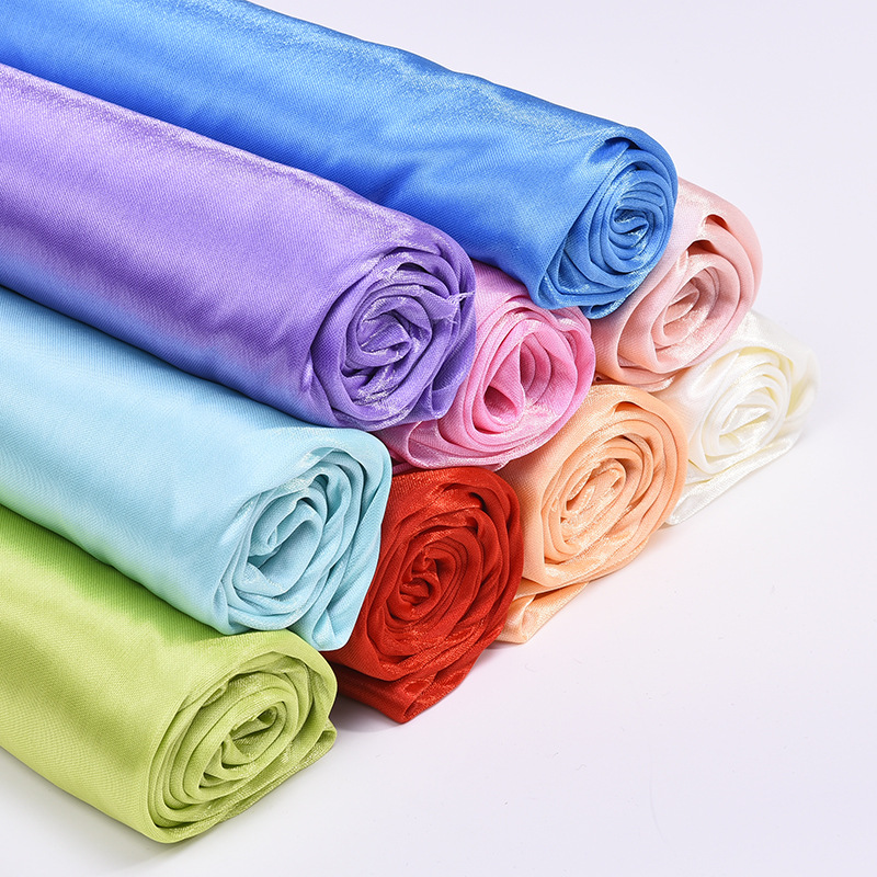 Pearlescent Ice Silk Satin Fab - Wedding Party Supply incelemesi ve fiyatı