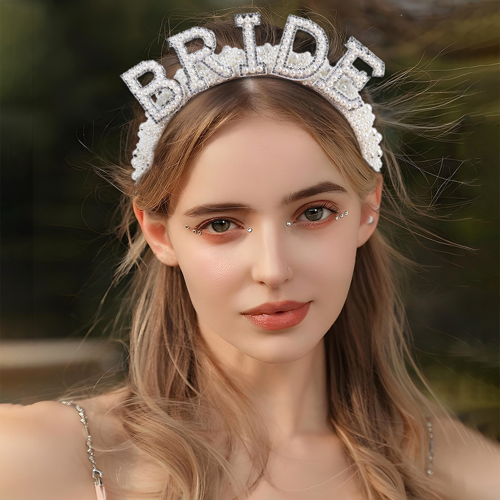 Pearl Headband Diadem Luxury B - Wedding Supply List incelemesi ve fiyatı