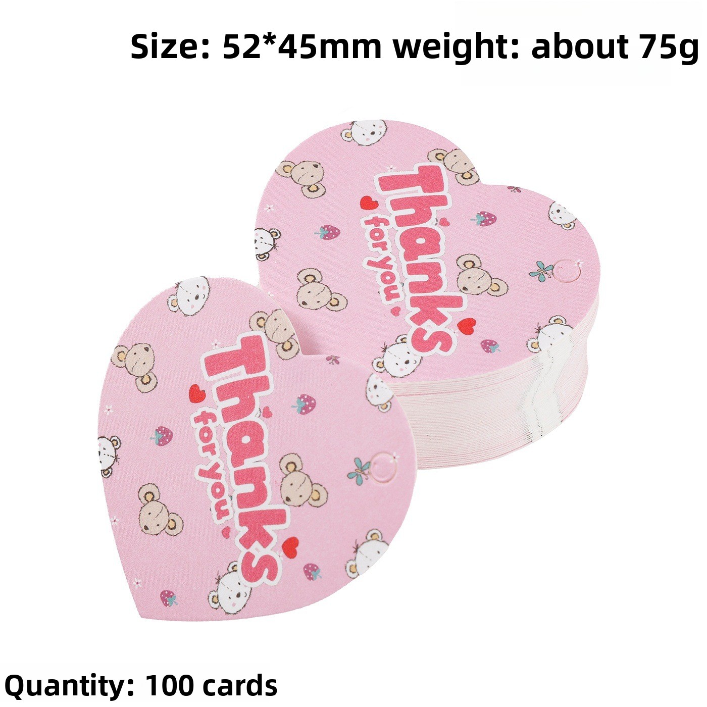 100pcs Thank You Gift Tags Car - Wedding Decoration Supply incelemesi ve fiyatı