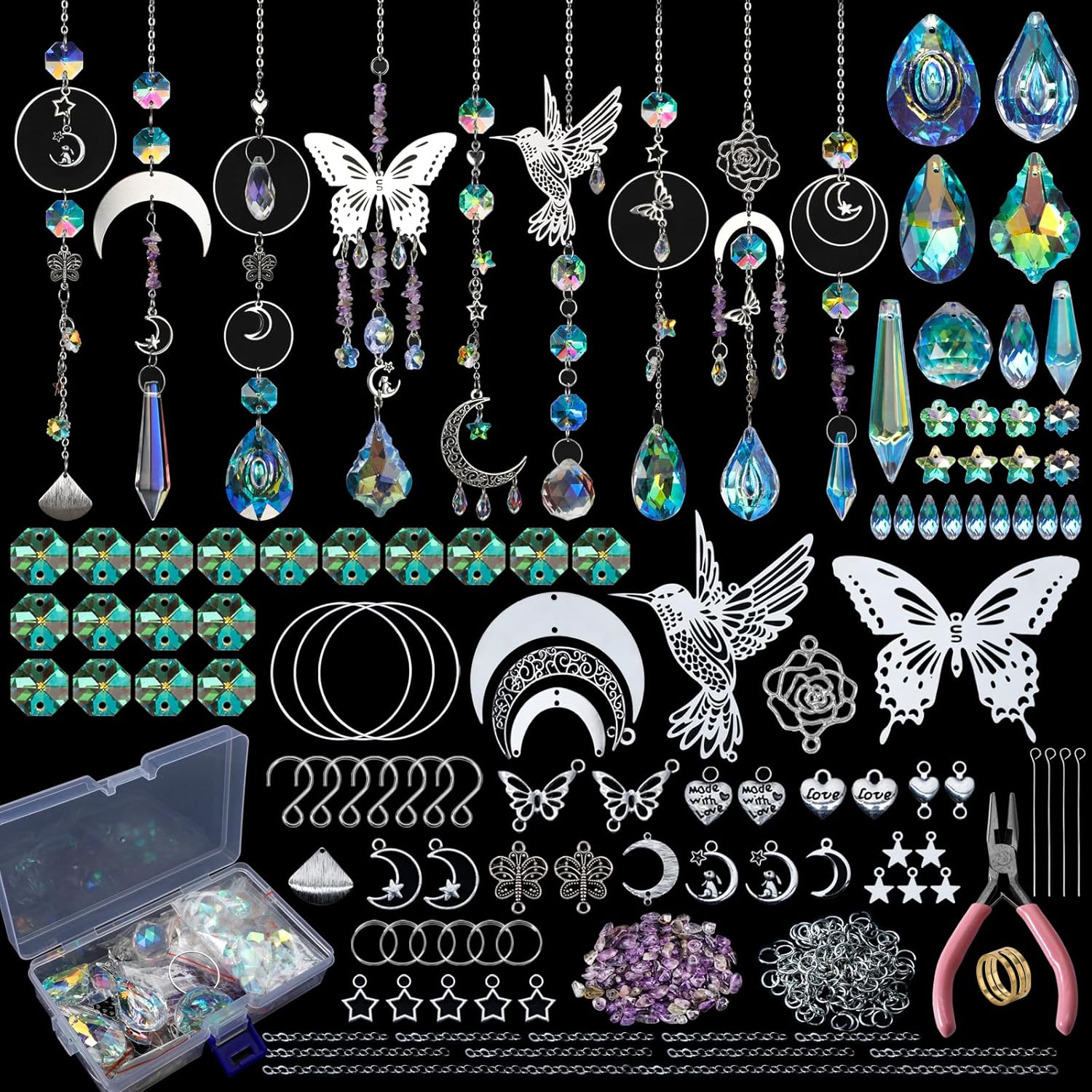 DIY 400pcs SunCatchers Making  - Wedding Supply Kit incelemesi ve fiyatı