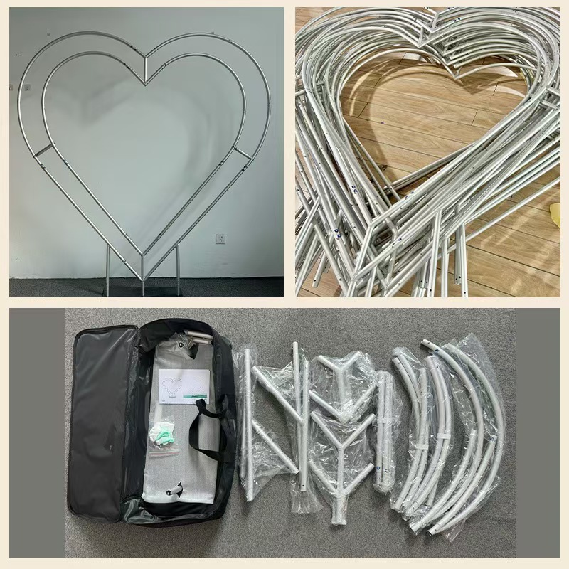 Portable 6.5ft Aluminum Heart  - Wedding Support incelemesi ve fiyatı