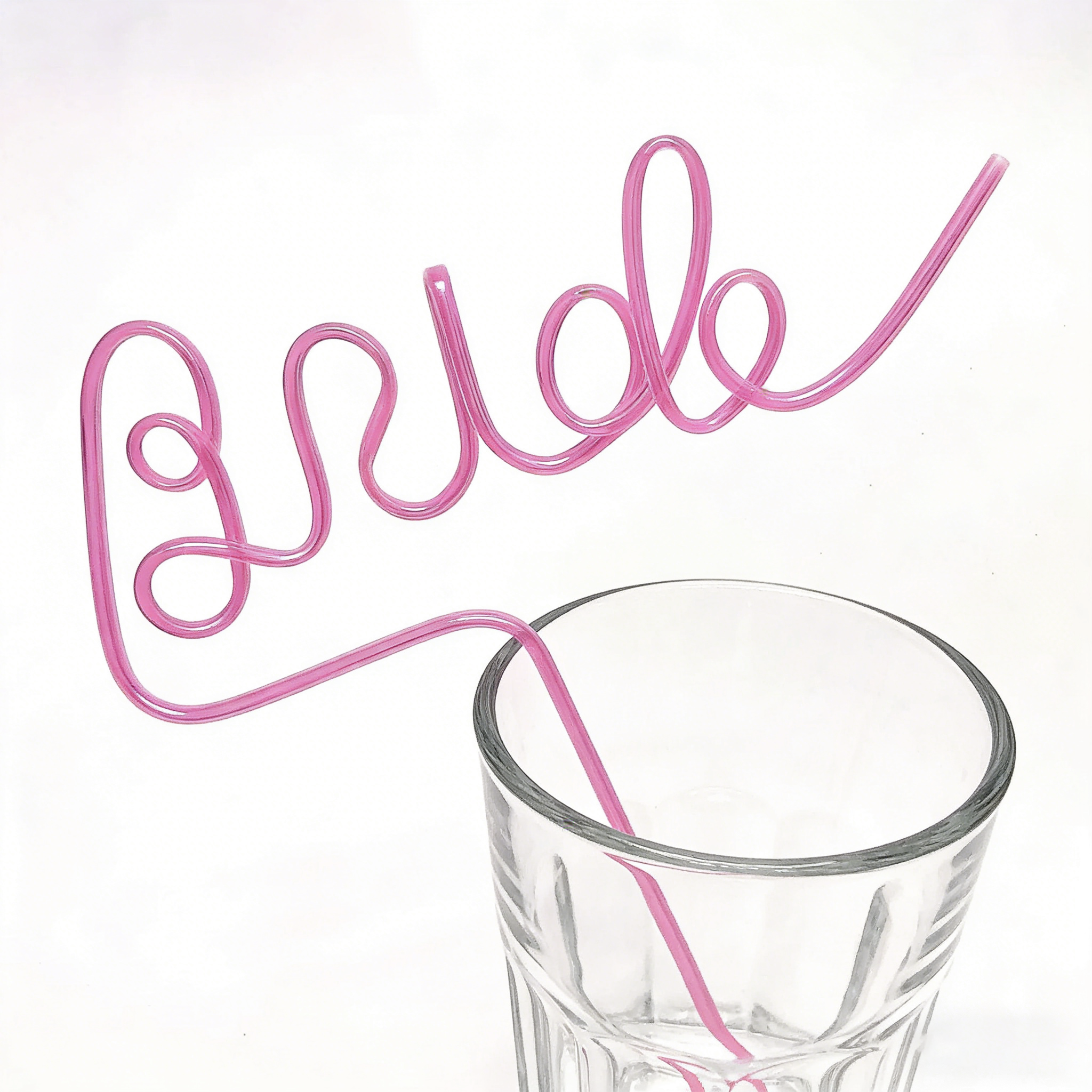 White/Pink Bride Straw Bachelo - Wedding Supply List incelemesi ve fiyatı