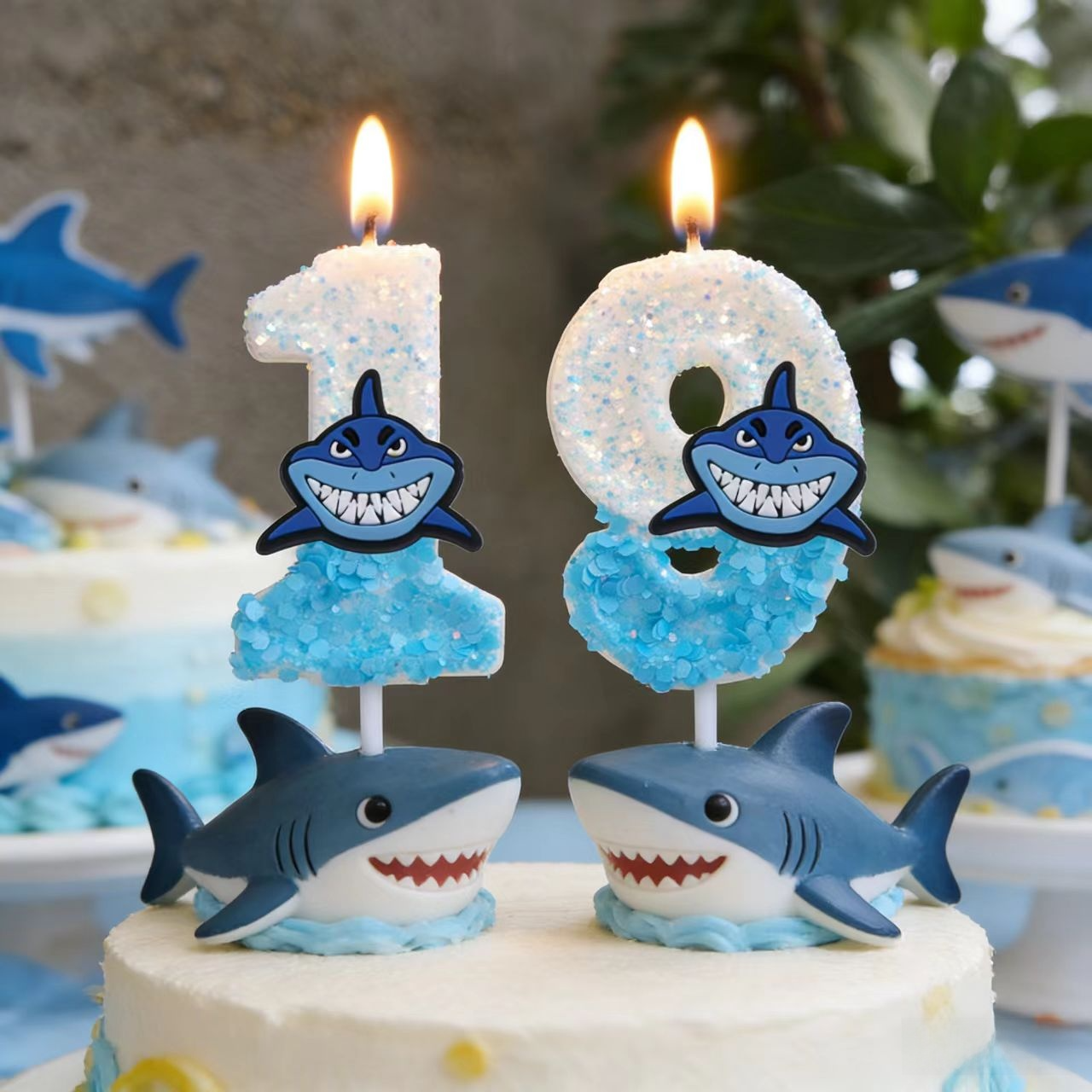 Anime Shark Candle  0-9 Number - Unity Candle Set incelemesi ve fiyatı