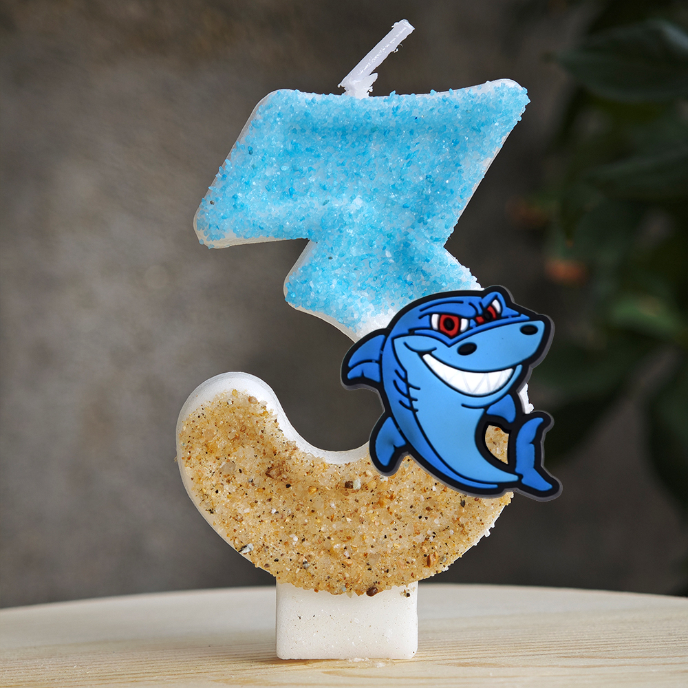 Anime Shark Candle  0-9 Number - Unity Candle Set incelemesi ve fiyatı