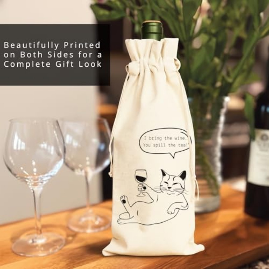 Wine Gift Bag Reusable - Cotto - Wedding Job incelemesi ve fiyatı