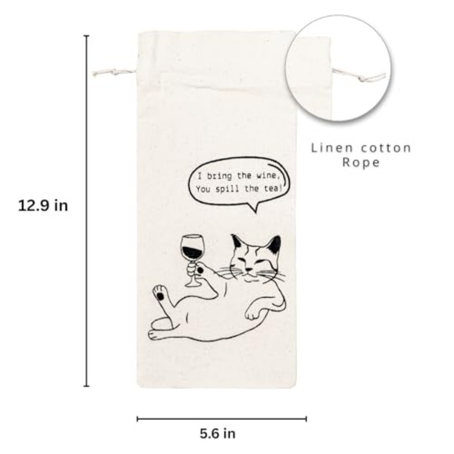 Wine Gift Bag Reusable - Cotto - Wedding Job incelemesi ve fiyatı