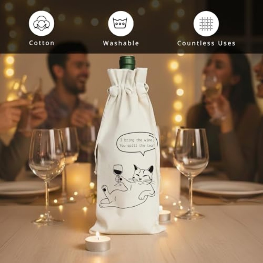 Wine Gift Bag Reusable - Cotto - Wedding Job incelemesi ve fiyatı