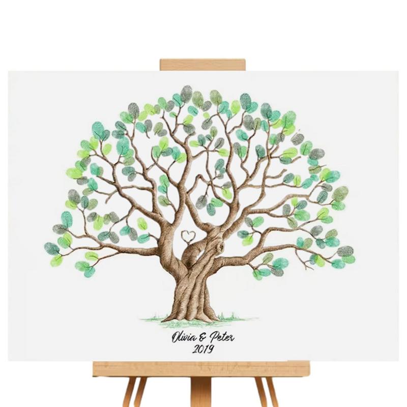 Wedding Fingerprint Tree Paint - Wedding Supply List incelemesi ve fiyatı
