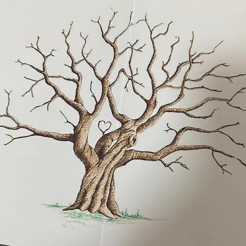 Wedding Fingerprint Tree Paint - Wedding Supply List incelemesi ve fiyatı