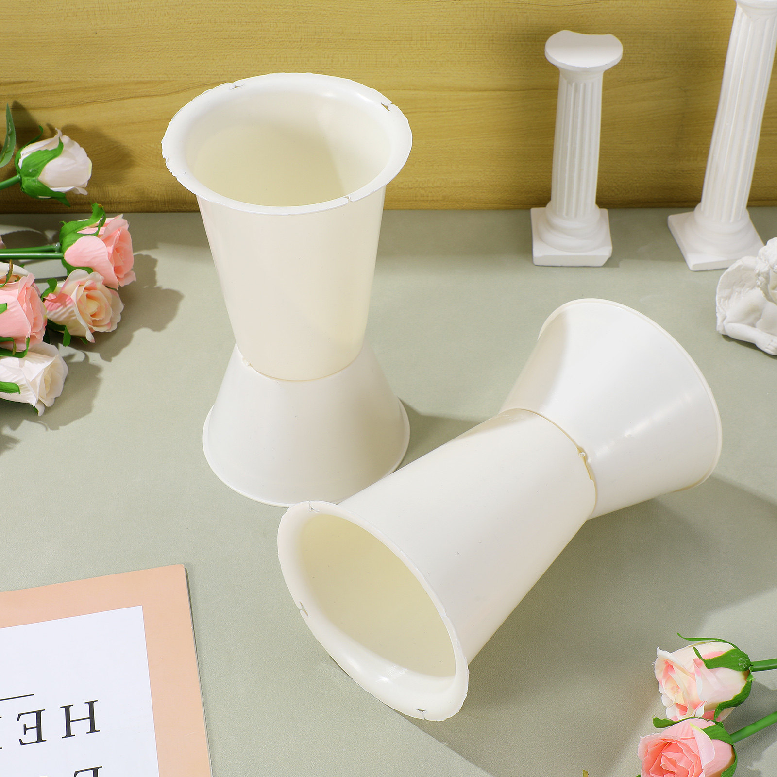 5Pcs Lightweight Plastic Bouqu - Wedding Support incelemesi ve fiyatı