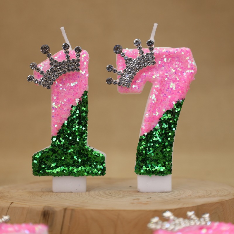 Sparkling Light Green Princess - Unity Candle Set incelemesi ve fiyatı