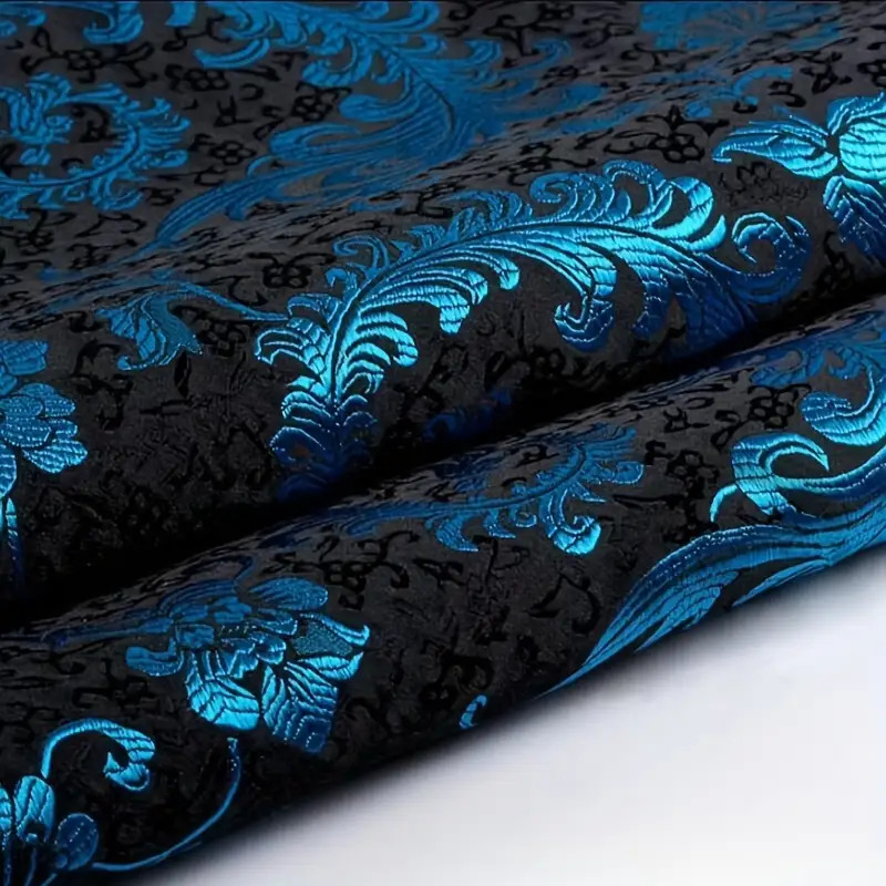 3D Blue Phoenix Tail Brocade F - Wedding Decoration Supply incelemesi ve fiyatı