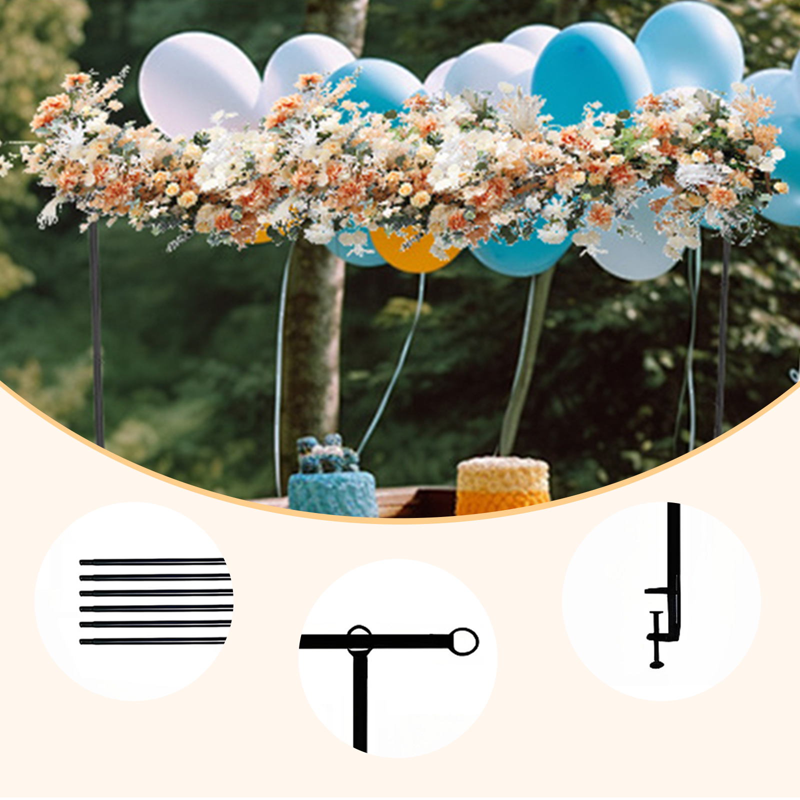 Adjustable Over The Table Arch - Wedding Support incelemesi ve fiyatı