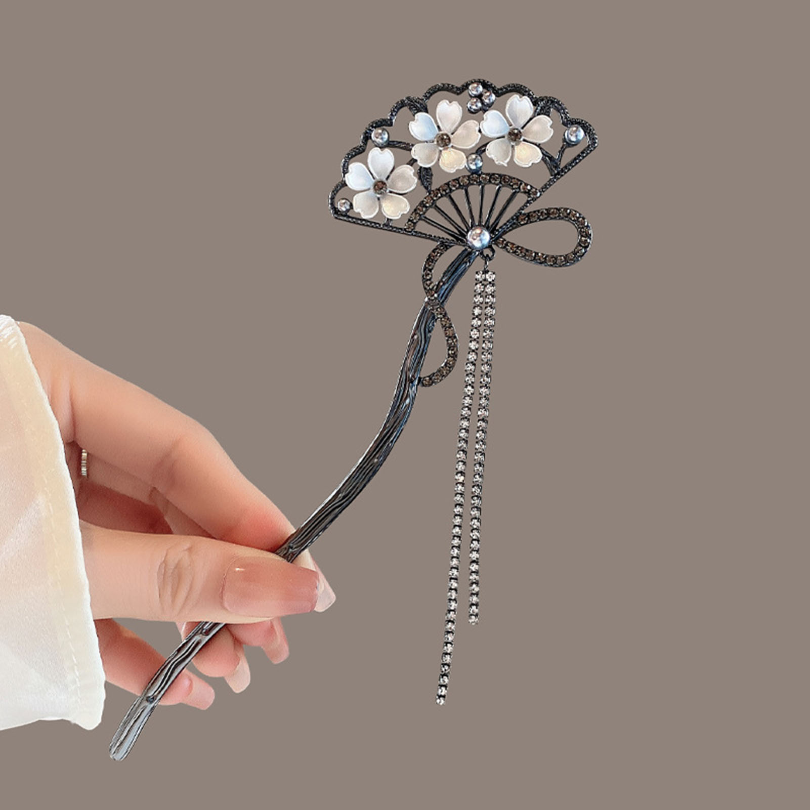 Vintage Flower Fan Shaped Hair - Wedding Decoration Supply incelemesi ve fiyatı